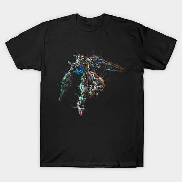 Gundam aerial T-Shirt by Shawngkolon